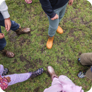 Niños Juego jardin